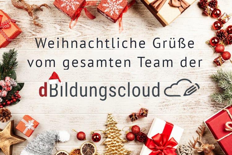 Weihnachtsgrüße vom Team der dBildungscloud 🎄